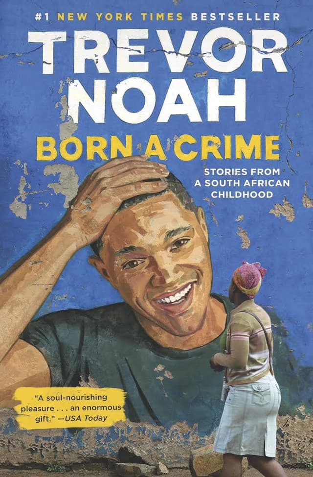 Born a Crime book cover by Trevor Noah
